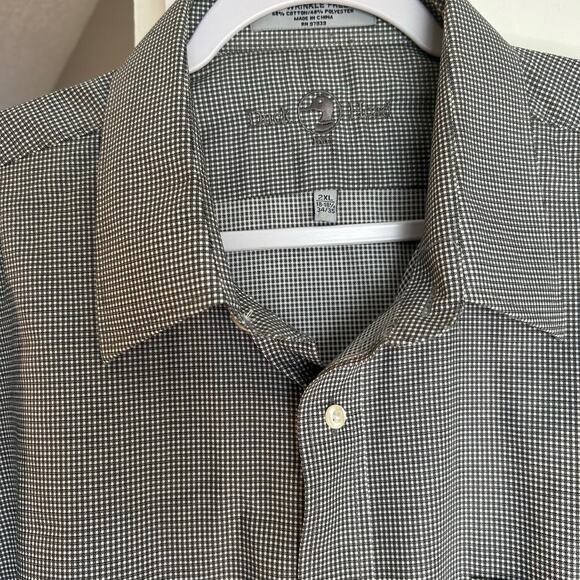Duck Head Men's Button Down Shirt 2XL Gray Plaid Preppy College Wrinkle Free - Picture 3 of 10